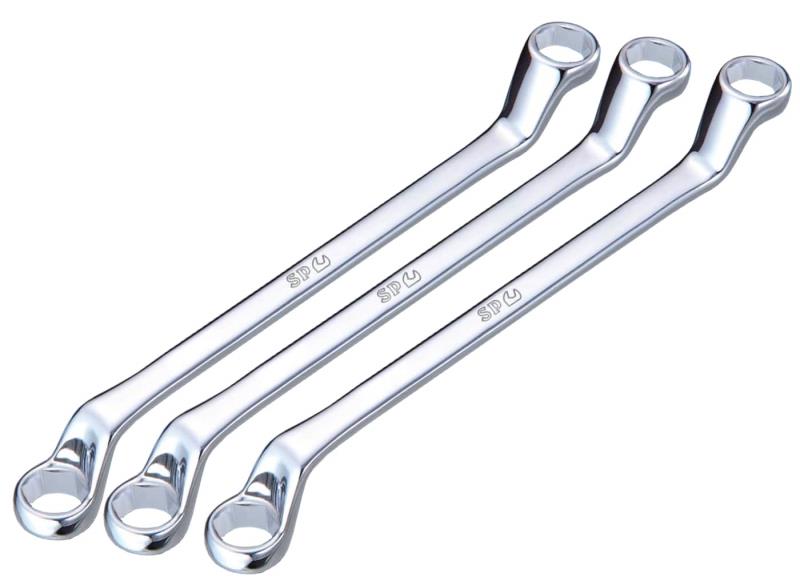 3 Piece Offset Brake Bleeder Ring Spanner Set