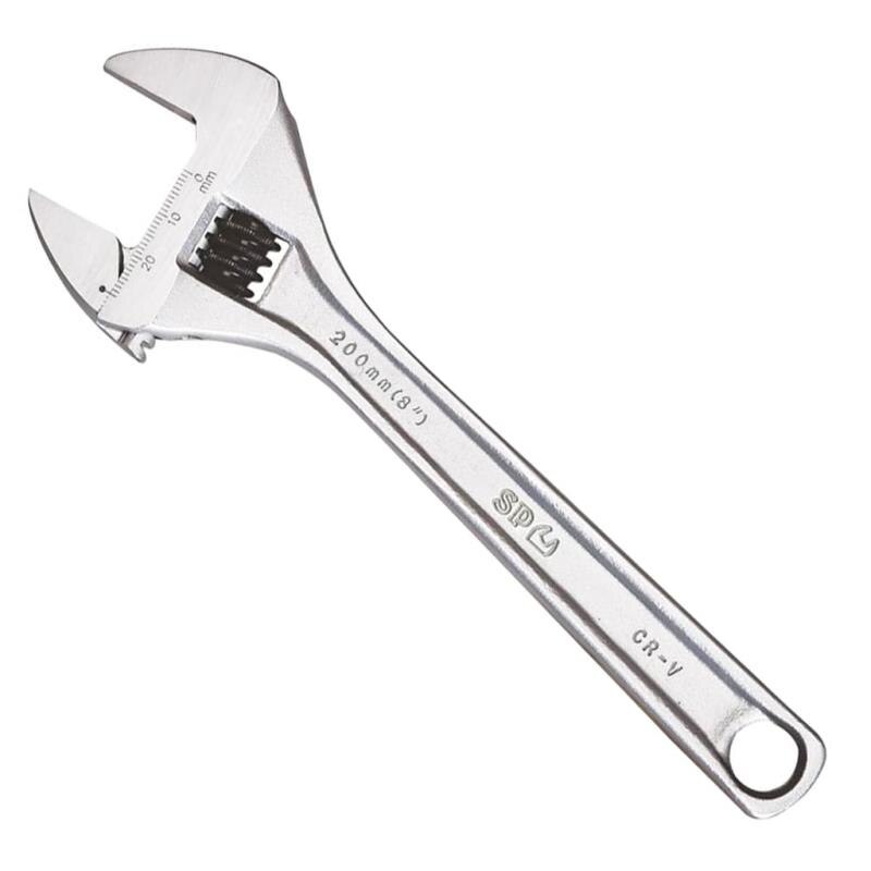 100mm Adjustable Chrome Wrench