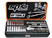 Load image into Gallery viewer, 43 Piece 1/4" Drive Metric/SAE Socket Set