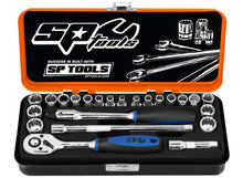 Load image into Gallery viewer, 23 Piece 1/4" Drive Metric and SAE Socket Set