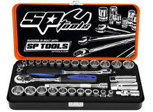 Load image into Gallery viewer, 3/8" Drive Metric/SAE Socket Set, 32 Piece