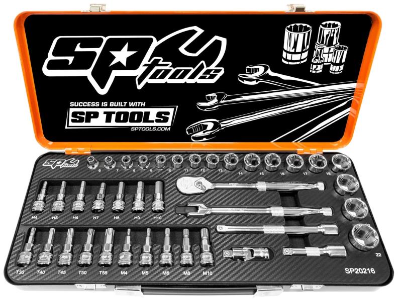 39 Piece 3/8" Drive Metric, Inhex, Torx, Spline Socket Set