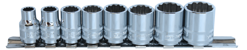 8 Piece 3/8" Drive SAE Socket Set