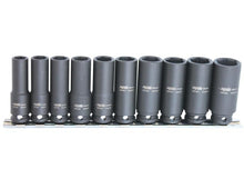 Load image into Gallery viewer, 10 Piece 3/8" Drive Metric Deep Impact Socket Set