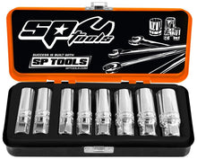 Load image into Gallery viewer, 8 Piece 3/8" Drive Magnetic Spark Plug Socket Set