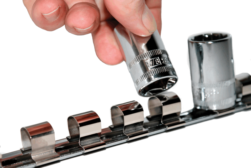 3/8" Drive Socket Rail Set, 16 Piece