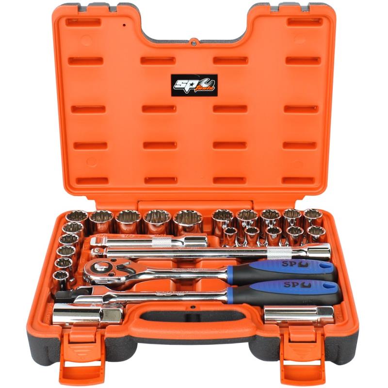 26 Piece 1/2" Drive Metric/SAE Socket Set