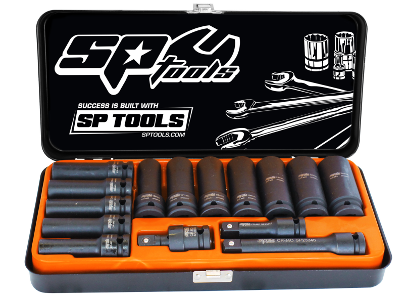 1/2" Drive SAE Deep Impact Socket Set, 14 Piece