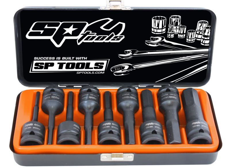9 Piece 1/2" Drive Metric Inhex Impact Socket Set