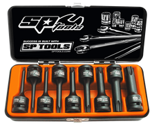 Load image into Gallery viewer, 9 Piece 1/2" Drive Torx Impact Socket Set