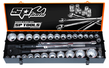 Load image into Gallery viewer, 32 Piece 3/4" Drive Metric and SAE Socket Set