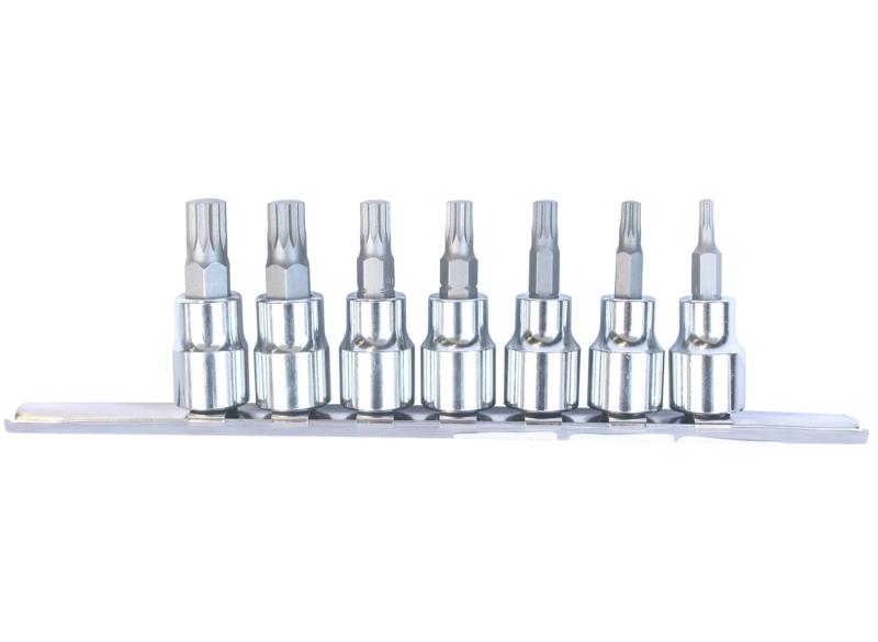 7 Piece 3/8" Drive Spline Bit Socket Set