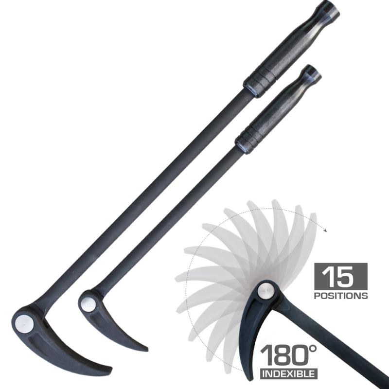 2 Piece Indexing Jaw Pry Bar Set