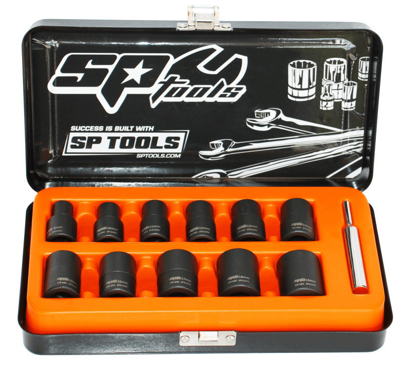 12 Piece 3/8" Drive Metric Impact Twist Socket Set