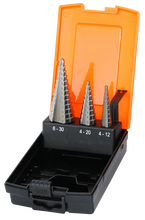 Load image into Gallery viewer, Metric HSS Step Drill Bit Set, 3 Piece