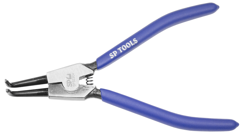 Bent External Circlip Pliers 175mm