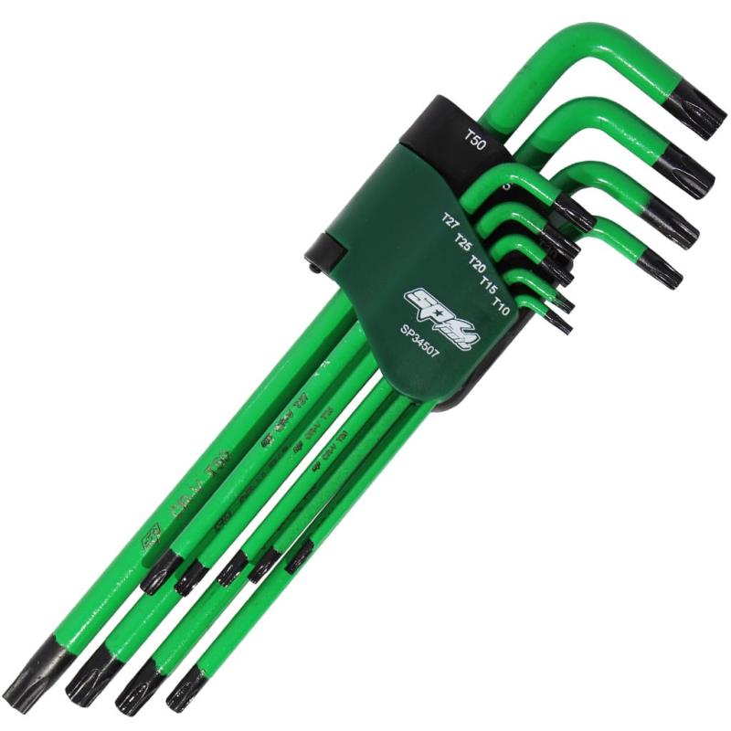 9 Piece Ball End Tamper Torx Key Set