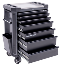 Load image into Gallery viewer, 7 Drawer Tech Series Roller Cabinet in Diamond Black