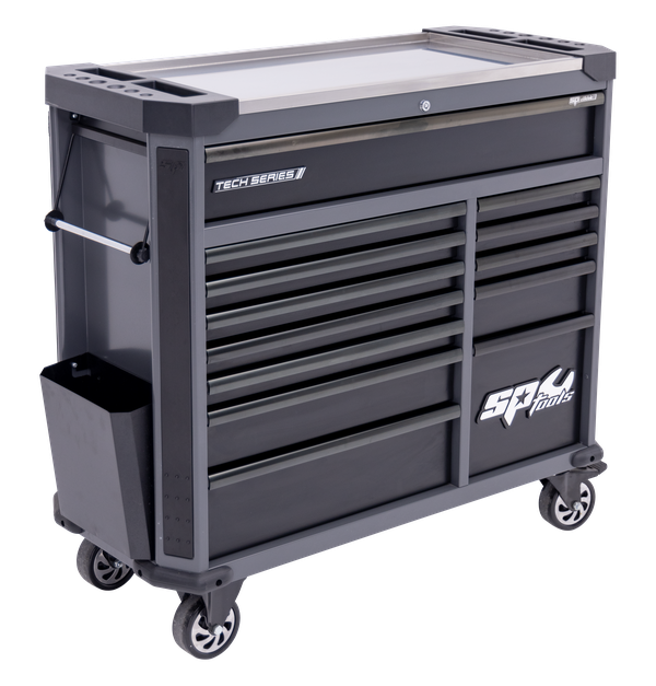 13 Drawer Tech Series Roller Cabinet in Diamond Black