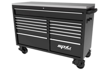 Load image into Gallery viewer, 59" USA Sumo Series Wide Roller Cabinet - 13 Drawer - Black/Chrome