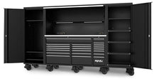 Load image into Gallery viewer, 128" Complete Workstation - Black