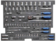 Load image into Gallery viewer, 70 Piece Metric Socket &amp; Accessories Set in Foam Tray