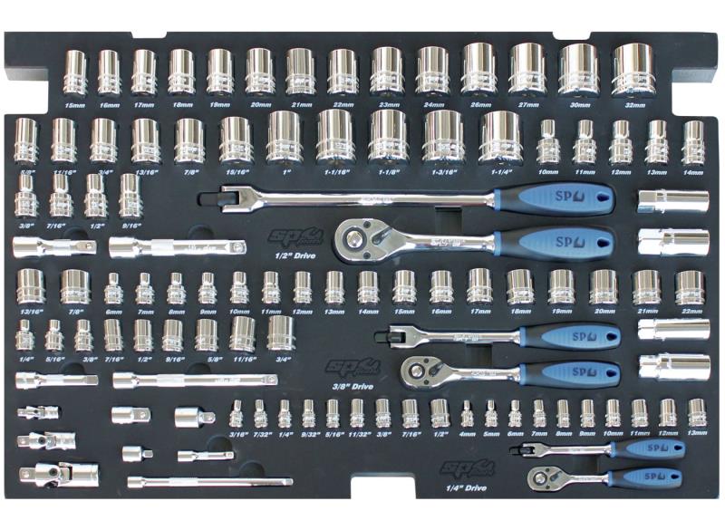 103 Piece Metric/SAE Socket & Accessories Set