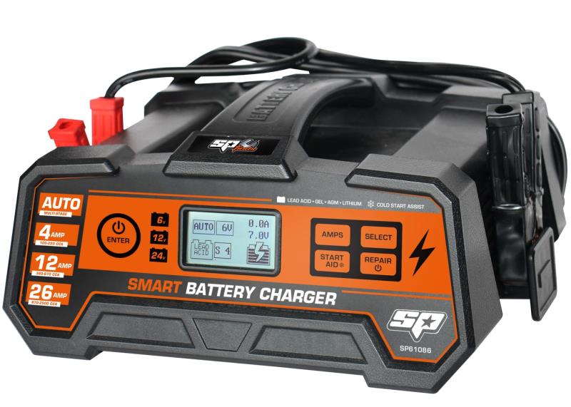 8 Stage Smart Battery Charger 6/12/24V 26A
