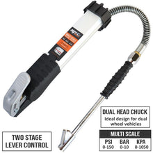 Load image into Gallery viewer, Professional Tyre Inflator with Deflator &amp; Convex Lens Gauge