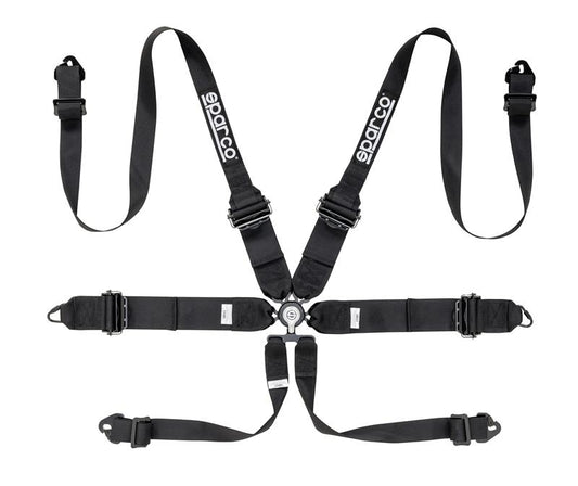 SPARCO 6PT CAMLOCK HARNESS FIA2029 2″ OVER SHOULDER