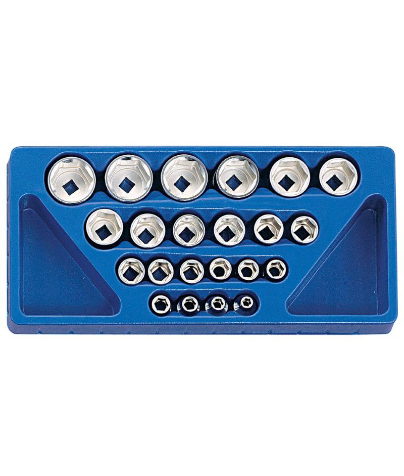 1/2" Drive Hand Socket Set 22 Piece - SAE