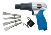 190mm Air Hammer Kit w/ 5 Piece Round Shank Chisel