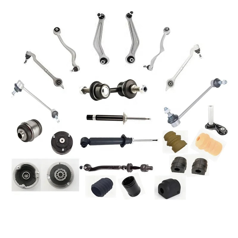 BMW 525i E39 2003 Right-Hand Suspension Kit with Control Arm, Shock Absorber & Tie Rod 31311096858