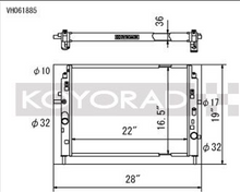 Load image into Gallery viewer, Performance Koyo Radiator, Mazda MX-5, NC, 05/14, 36mm, (KV061885)