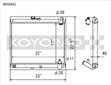 Load image into Gallery viewer, Performance Koyo Radiator, Mazda RX7, FC S4, 86-88, 48mm, (KH060642)