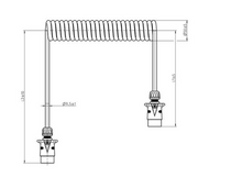 Load image into Gallery viewer, EJ Heavy-Duty 7 Pin Trailer Lead, 4.6m + 1m, Metal Plug – 601068