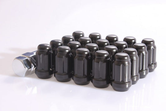 Torq Slimline Spline Wheel Nut Set / M12x1.25 - Black