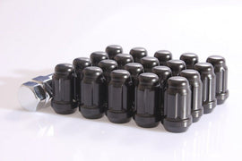 Torq Slimline Spline Wheel Nut Set / M12x1.5 - Black