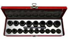 Load image into Gallery viewer, 1/2" Drive Metric Twist Socket Set, 19 Piece