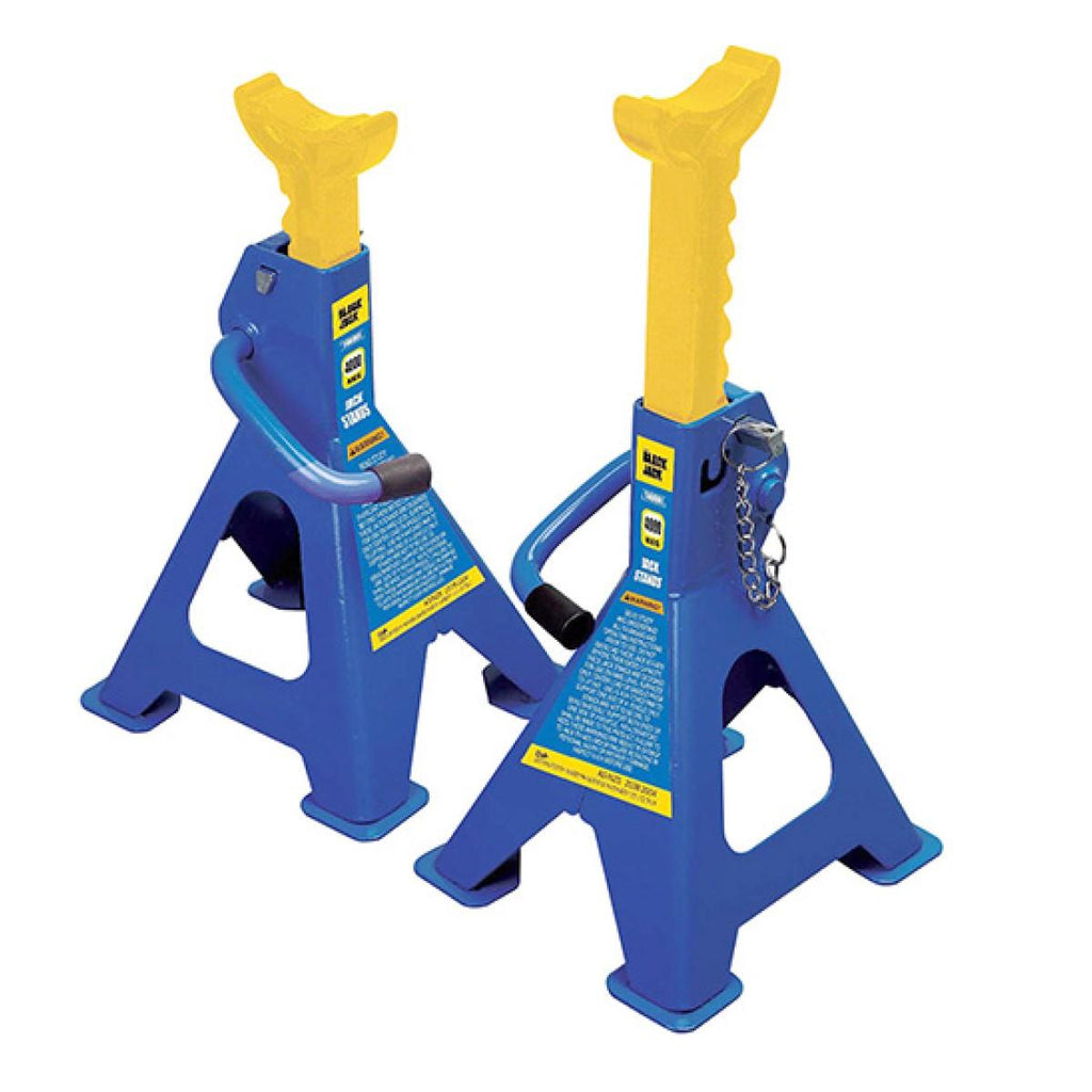 4T Heavy Duty Axle Stands, 395 - 597mm (Pair)