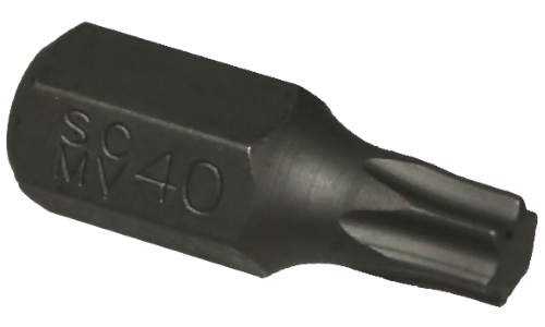 10mm Hex Torx Insert Bit T40 x 32mm