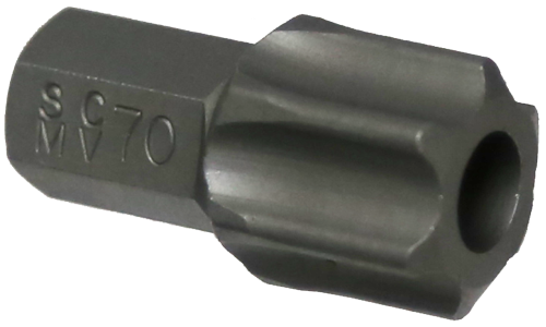 10mm Hex Tamper Torx Insert Bit T70 x 30mm