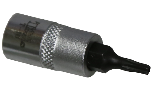 1/4" Drive Tamper Torx Bit Socket T10 x 30mm