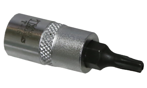 1/4" Drive Tamper Torx Bit Socket, T15 x 30mm