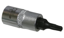 Load image into Gallery viewer, 1/4" Drive Tamper Torx Bit Socket, T15 x 30mm