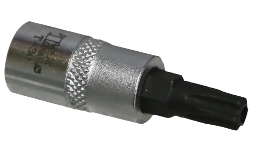 T30 x 30mm Tamper Torx Bit Socket 1/4" Drive