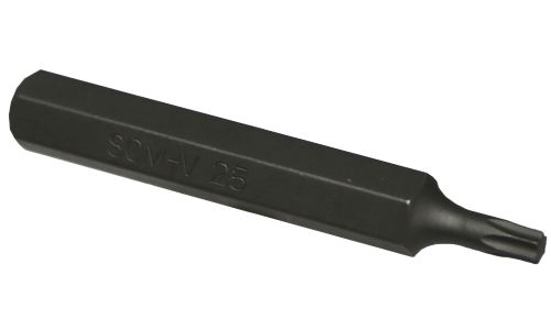 10mm Hex T25 Torx Insert Bit, 75mm