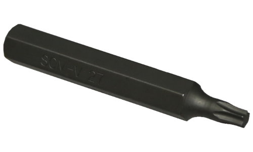 T27 10mm Hex Torx Insert Bit 75mm