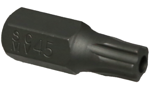 10mm Hex Impact Torx-Plus Insert Bit, T45 x 30mm