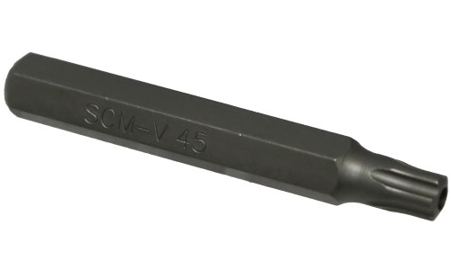 10mm Hex Impact Torx-Plus Insert Bit T45 x 75mm